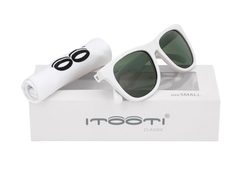 Tootiny solbriller classic hvit str.M Hvit (Medium) - Tootiny