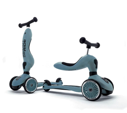 Scoot & Ride Sparkesykkel, Highwaykick 1 - Steel  Steel - Scoot & Ride
