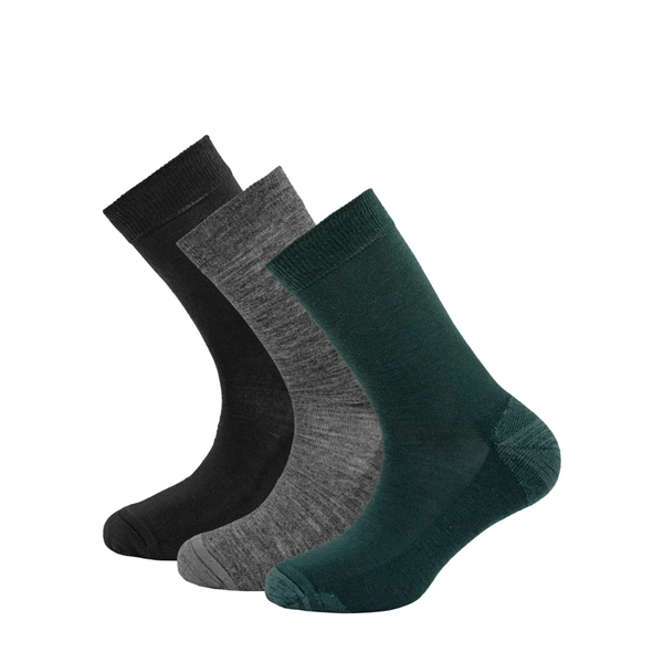 Devold Daily Merino Medium Sock 3pk Woods Mix - Devold