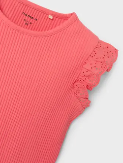 Name It Halina SS Top Spiced Coral - Name It