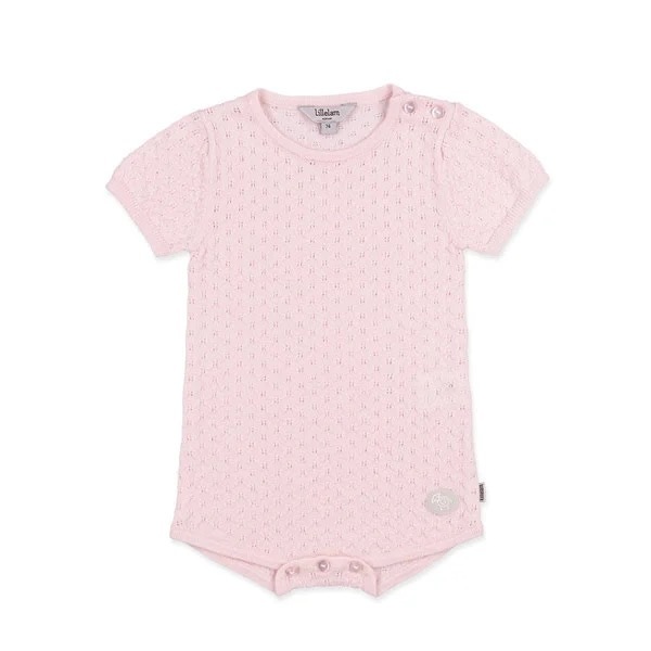 Lillelam Romper Alex m/Kort Erm Rosa - Lillelam