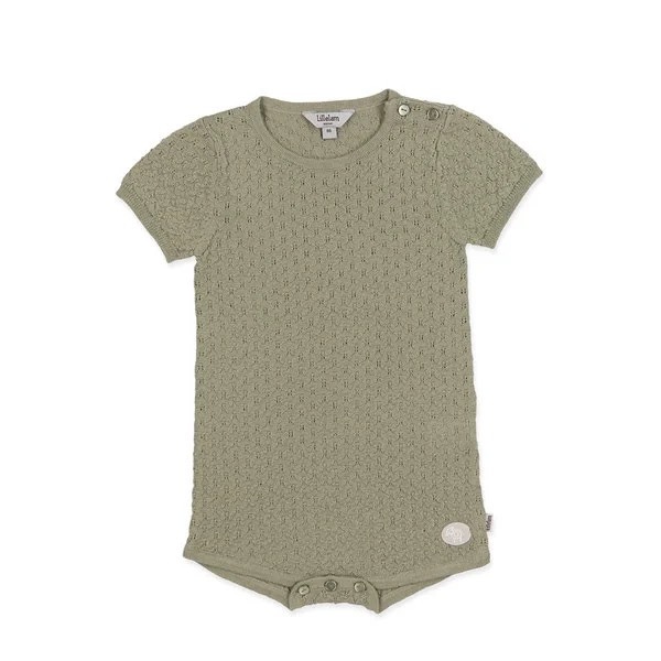 Lillelam Romper Alex m/Kort Erm Rosmarin - Lillelam
