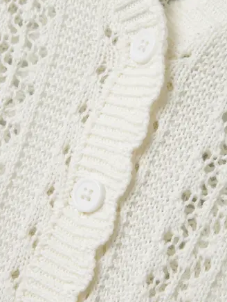 Name It Tana Knit Card BRIGHT WHITE - Name It