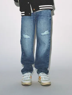 Name It Ryan Straight Jeans  Medium Blue Denim - Name It