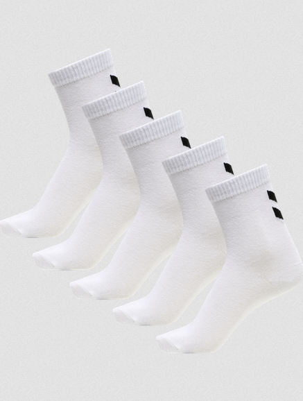 Hummel MakeMyDay Sock 5-pack White - Hummel