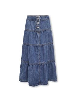 KOGDAGNY LAYERED MAXI DNM SKIRT AKM  - Kids Only 