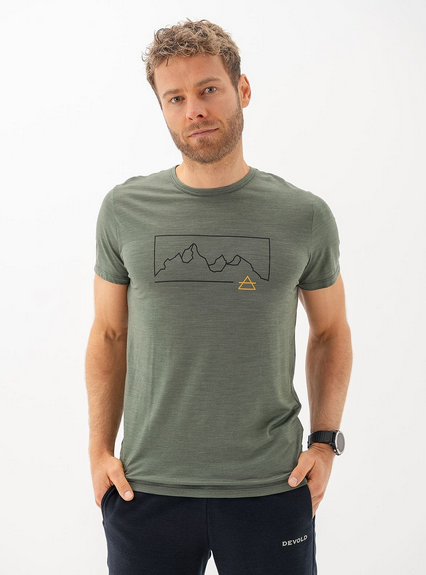 Devold Active Outline Tee Man forest - Devold