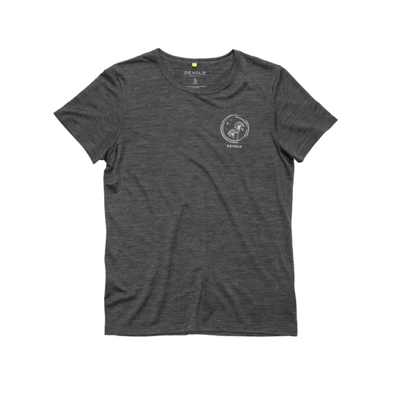Devold Active Spring Tee Wmn Antrasitt - Devold