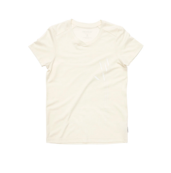 Devold Premium Oats Tee Wmn White - Devold