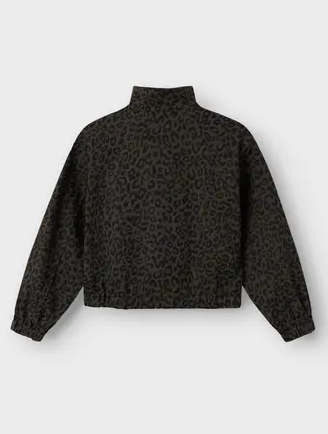 Name It Lela Ls Leo Jacket Mockingbird - Name It