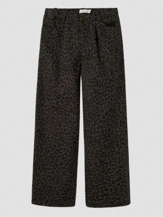 Name It Bella Wide Leo Pants Mockingbird - Name It