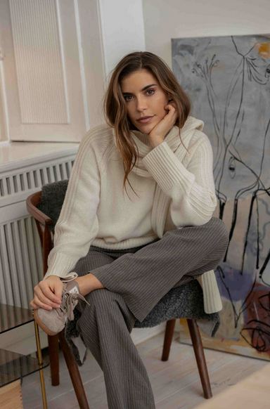 Blue Cimmie Blouse  ecru - Blue Sportswear