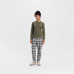 Tufte W Owl Pyjamas Set OLIVE NIGHT - Tufte