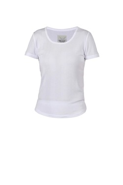 Blue Dodo Rib Tee White - Blue Sportswear