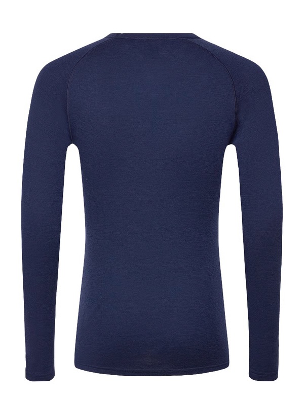 Bula Geo Merino Wool crew Navy - Bula