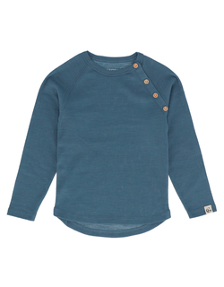 Gullkorn Villvette Ull Longsleeve Denimblå - Gullkorn Design