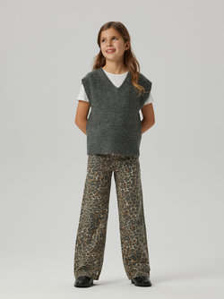 Name It Rose Wide Twill Pant Leo Washed - Name It