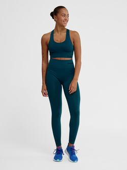 HummelTIF Seamless High Waist Tights Dark Sea - Hummel