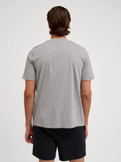 Hummel Pulse Cotton T-Shirt GREY MELANGE - Hummel