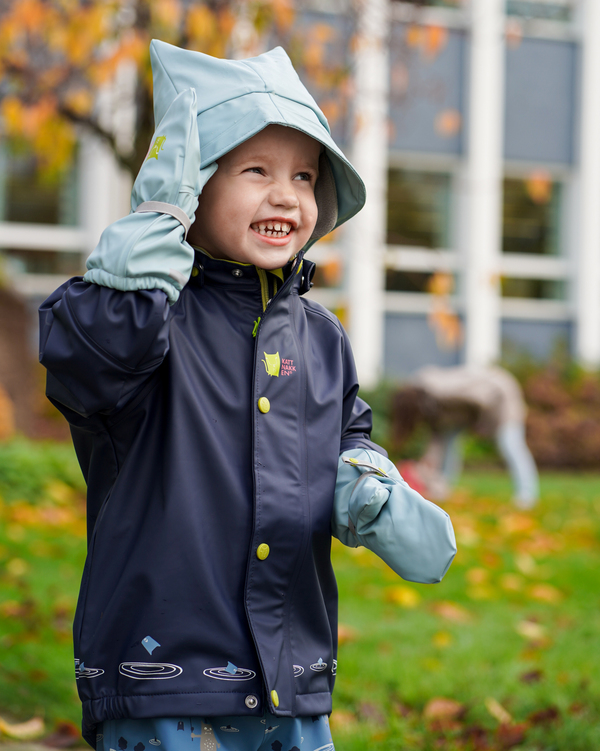 Kattnakken Regnsett Plask Marine - Kattnakken