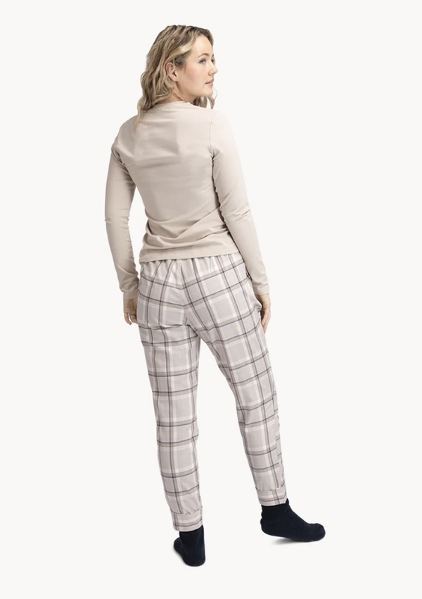 Tufte W Owl Pyjamas Set Chateau Gray - Tufte