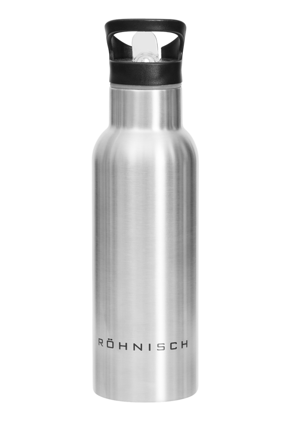 Røhnisch Straw Water Bottle SILVER - Røhnisch