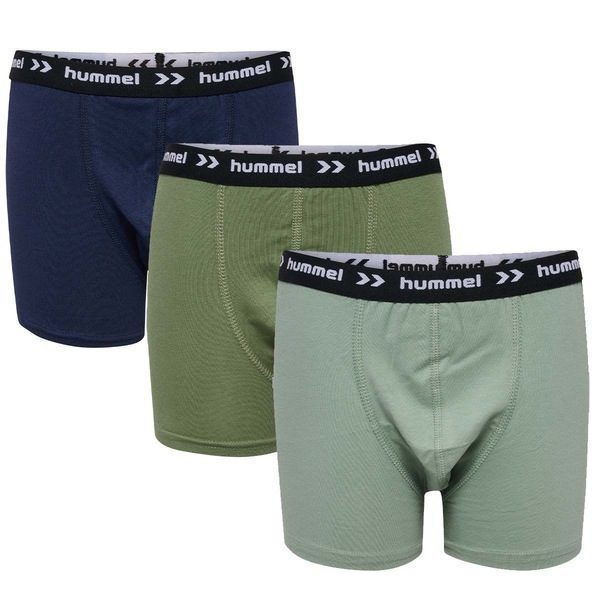 Hummel Nalle Boxers 3-pk Olive - Hummel