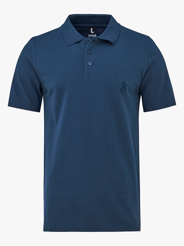 Bula Breeze Polo Shirt Denim - Bula