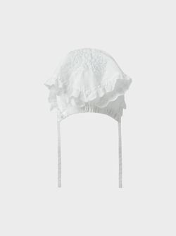 Name It Tenka Bonnet BRIGHT WHITE - Name It