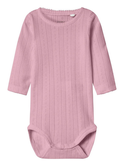 Name It Happy LS Body Cameo Pink - Name It