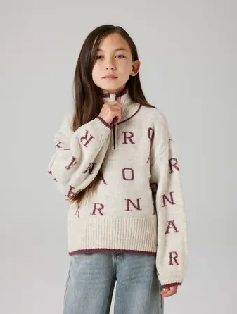 Name it Neifya LS Oversize Knit Peyote - Name It