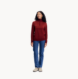 Tufte Robin Stitch Half Zip W Port - Tufte