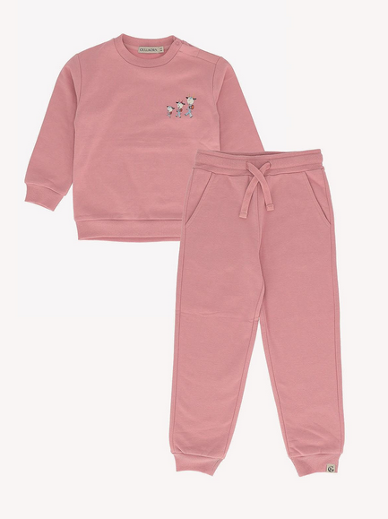 Gullkorn Bukkene Collage Set Tåkerosa - Gullkorn Design