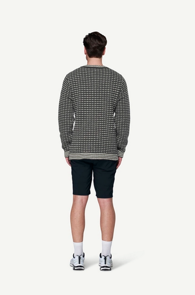 Devold Islender Refined Sweater Ink/Offwhite - Devold